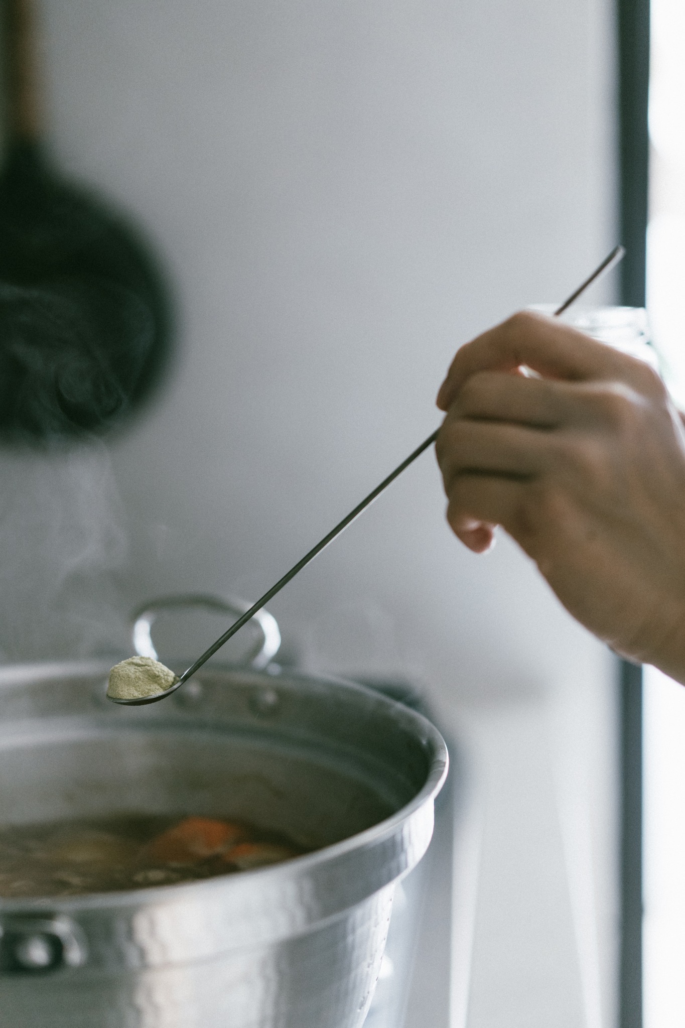 家事問屋日本製18-8不鏽鋼長柄雙頭調味叉匙