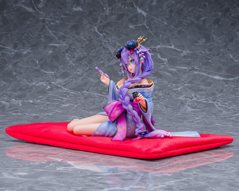Mar KADOKAWA Game Linkage Neptunia x SENRAN KAGURA: Ninja Wars Purple Heart Kimono Ver. 1/7 Complete Figure Pre-order