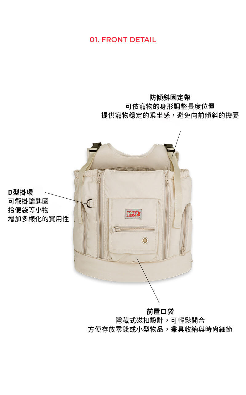 comfy ravioli-Comfy Ravioli Ten-mile bag (Charcoal)