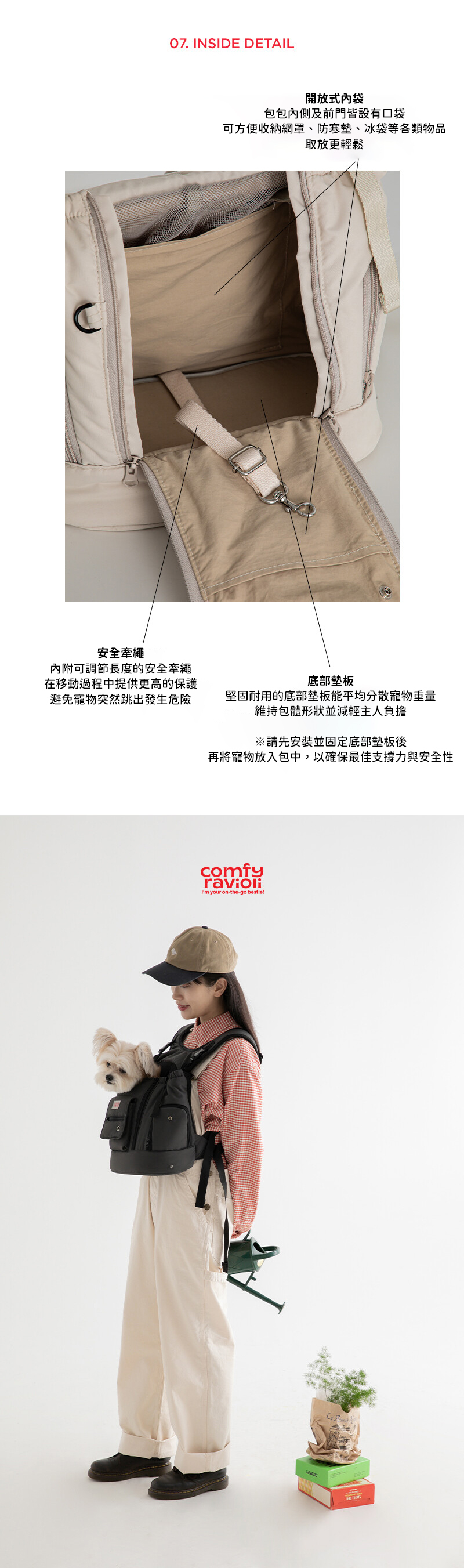 comfy ravioli-Comfy Ravioli Ten-mile bag (Charcoal)