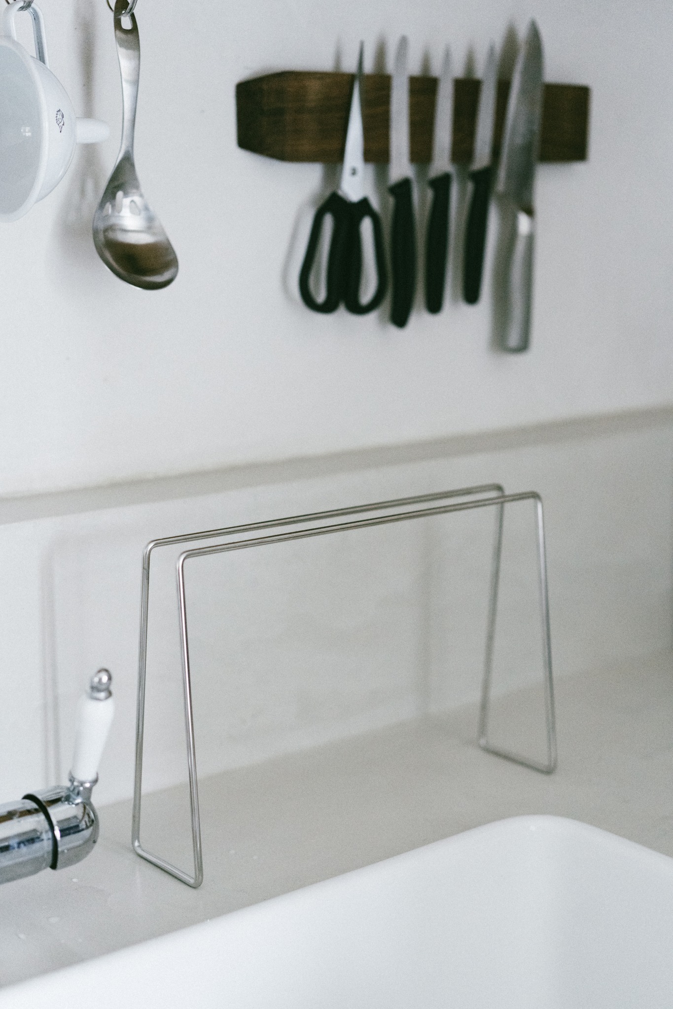 家事問屋日本製18-8不鏽鋼抹布掛架