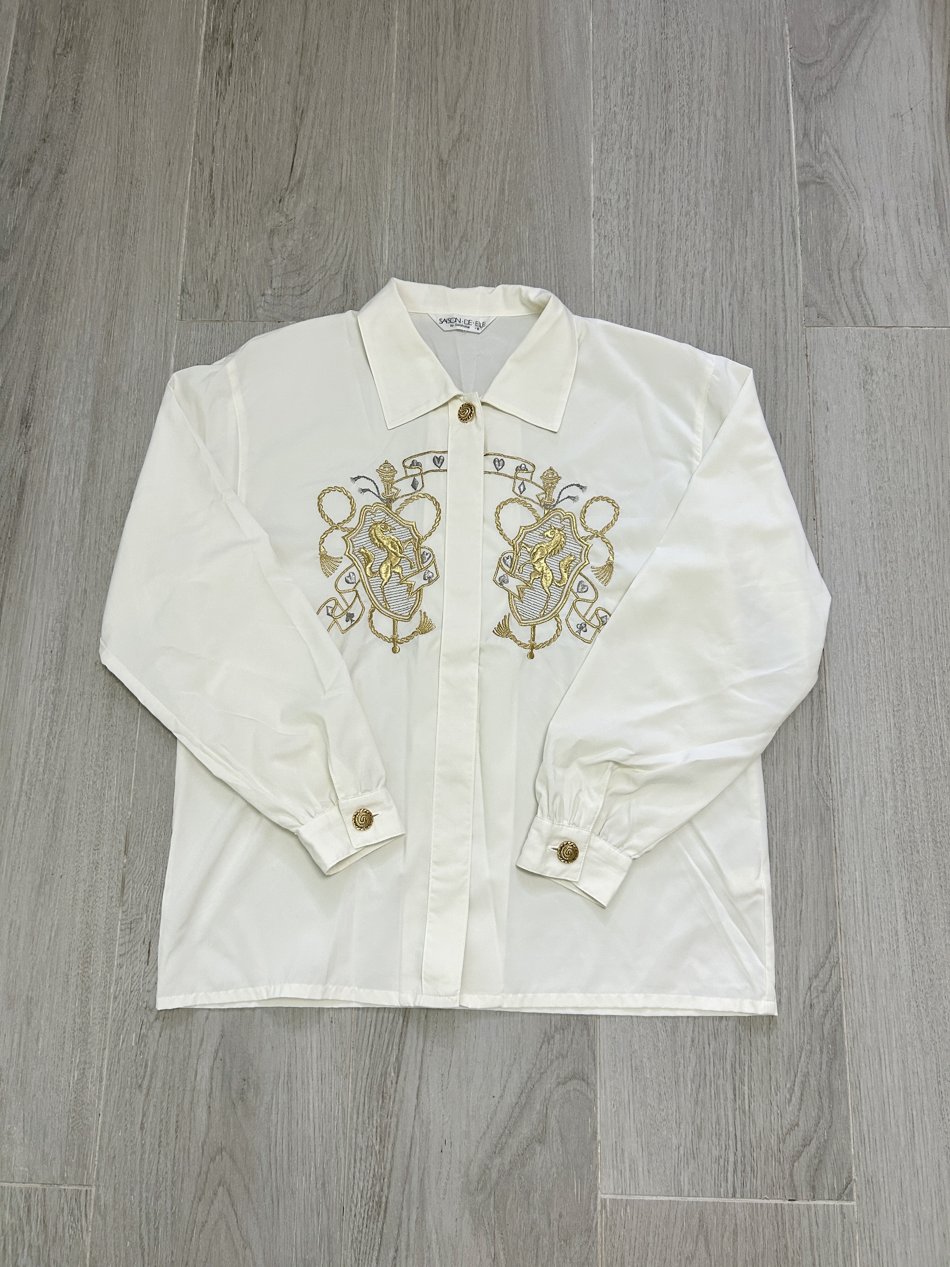 【現貨】日本品牌復古刺繡恤衫