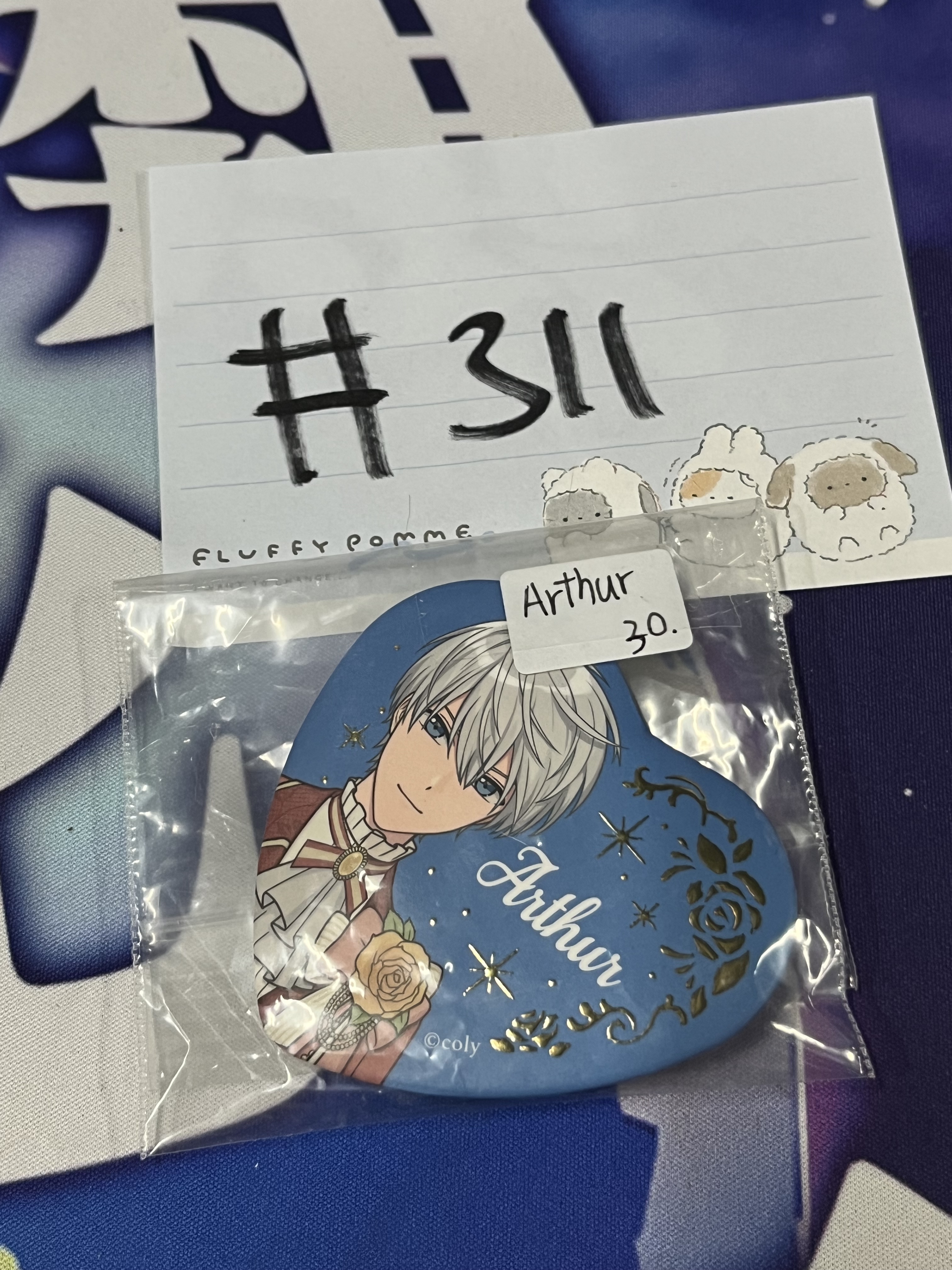 魔法使的約定 ARTHUR 襟章#311