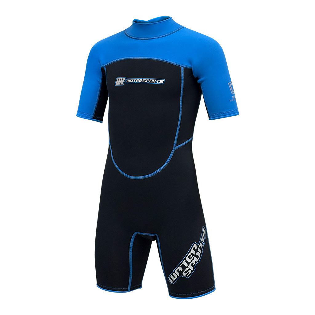 3.5mm 兒童 CR 游泳連身保暖衣 - 藍