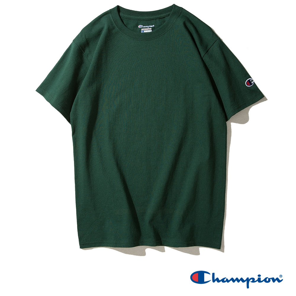 男女款- 小C 素面短袖TEE-深綠色（T028HS24-14）