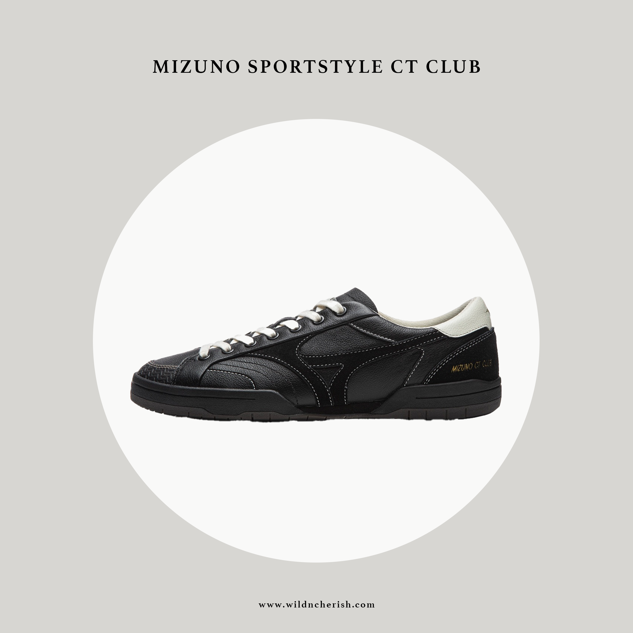 預訂 | Mizuno Sportstyle CT Club 薄底鞋 黑色
