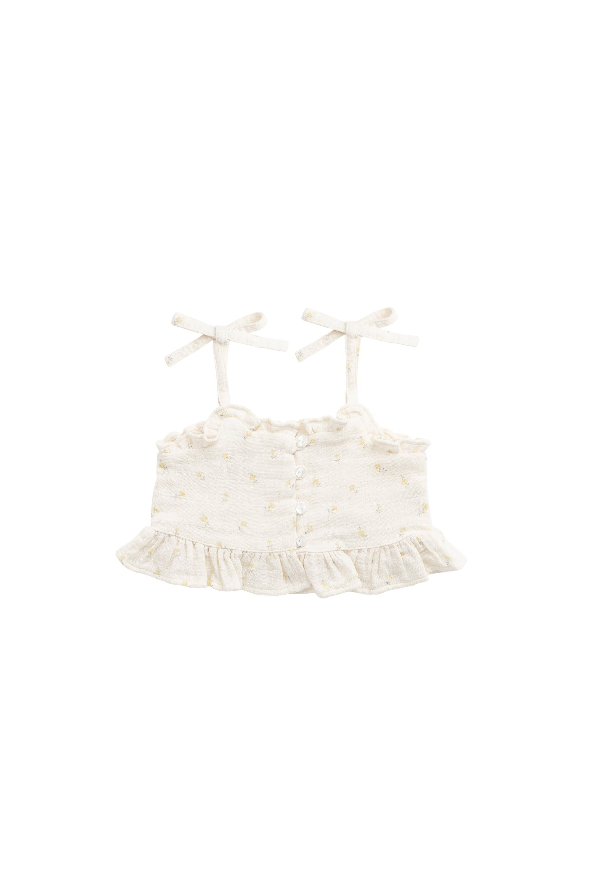 【預購】JAMIE KAY - Organic Cotton Muslin Mirabel Top（Vintage Ditsy）