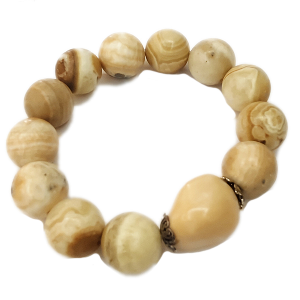 龍宮{羅漢}跳出舍利手鍊14mm_A17【十方】154986