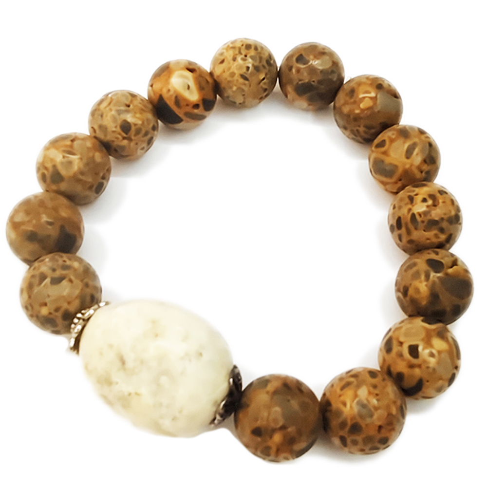 龍宮{羅漢}跳出舍利手鍊12mm_A13【十方】154987