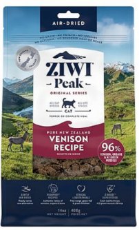 **近期特價 $311** Ziwi Peak 無穀物脫水貓糧 鹿肉 Venison 400g (近期優惠: Jan 2026)