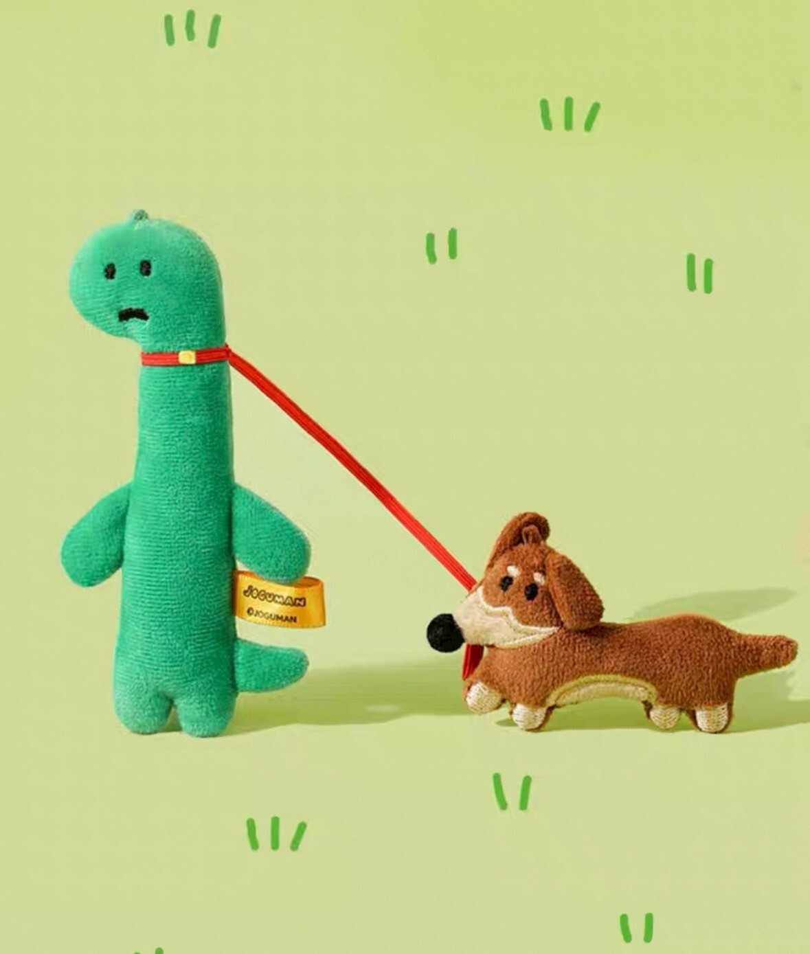 韓國 JOGUMAN WOODY 迷你 毛絨吊飾