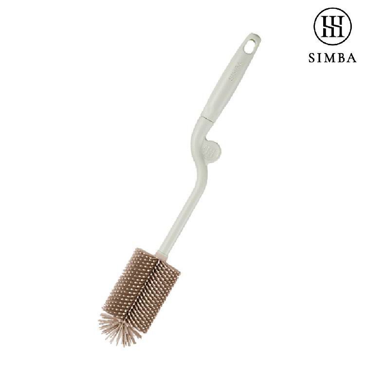 Simba - 超柔無垢白金矽膠旋轉奶瓶刷-小麥(杏)