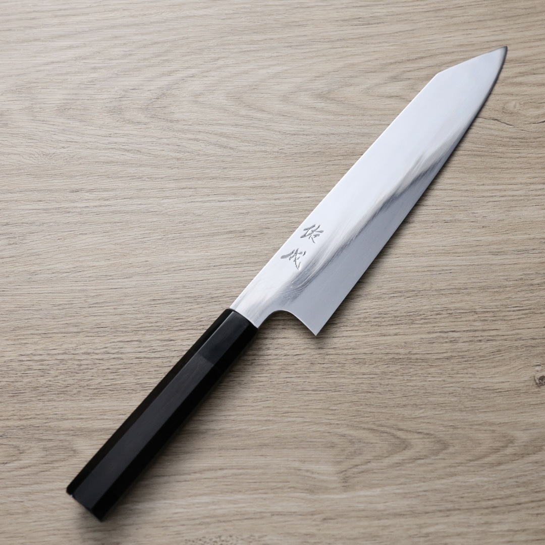 佑成牛刀240mm 白二水本燒
