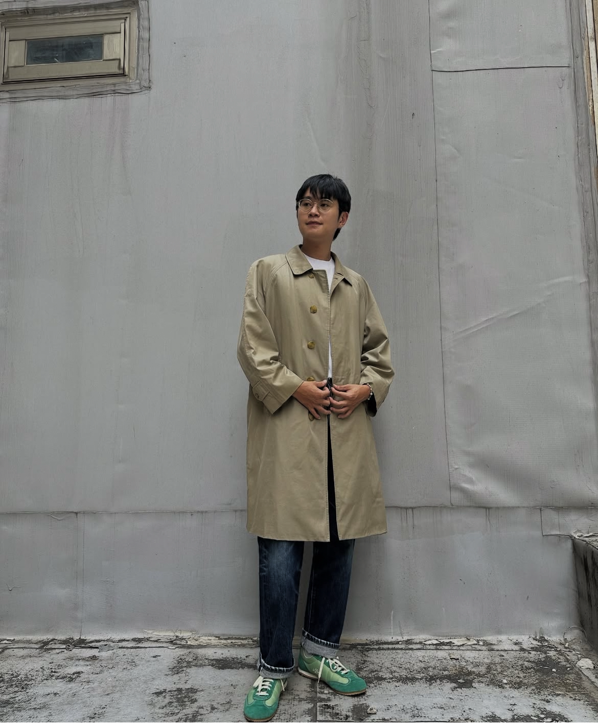90s Burberrys Single Trench Coat *W/Liner
