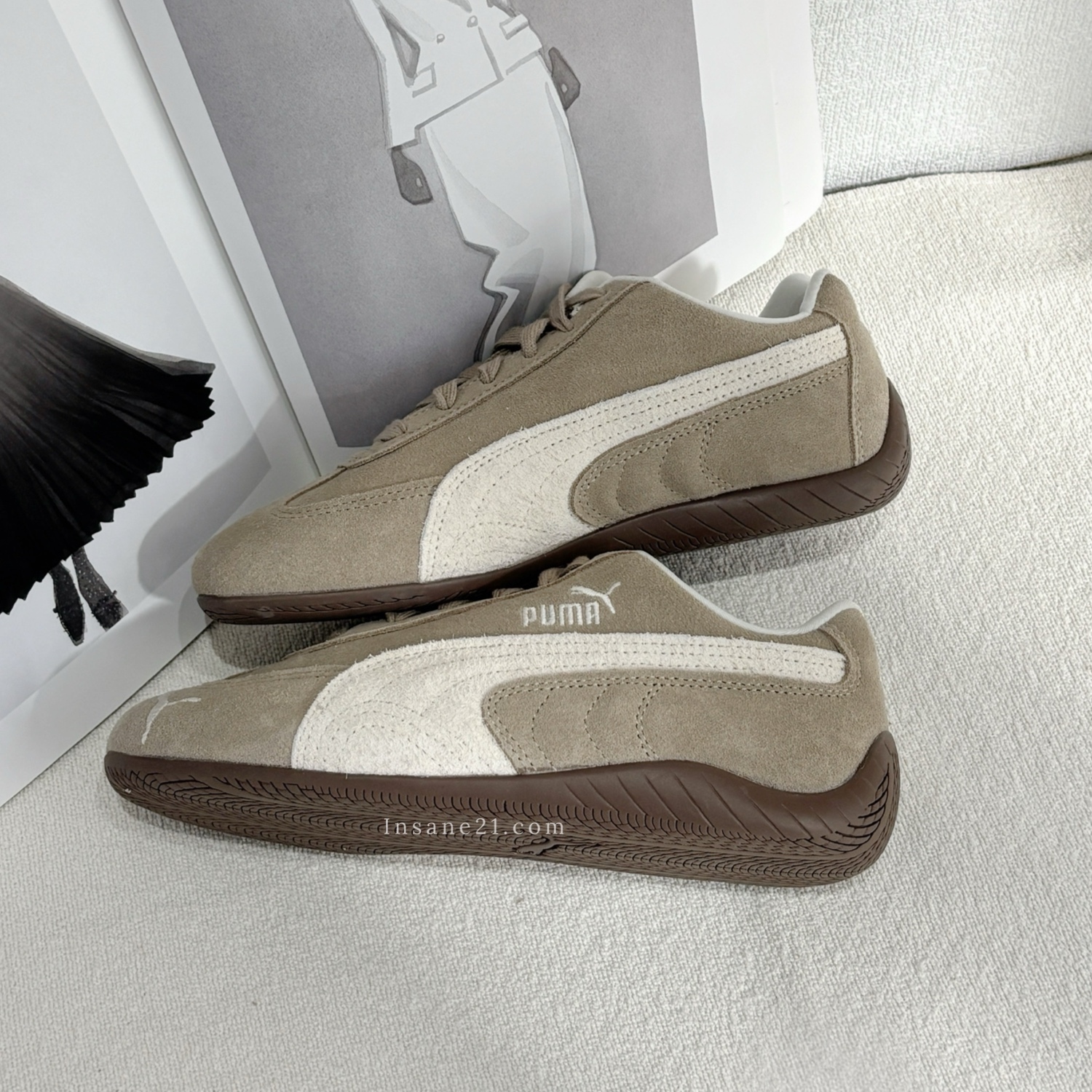 PUMA SPEEDCAT ELEVATE 奶茶棕 拿鐵 賽車鞋 薄底 休閒鞋 女鞋 403619-02