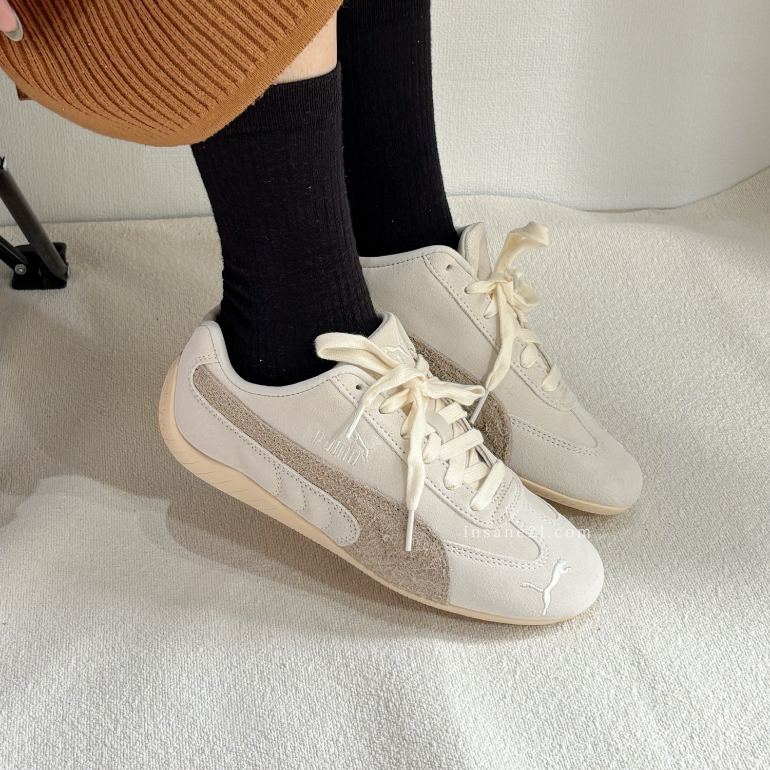 PUMA SPEEDCAT ELEVATED 暖白色 椰奶配色 賽車鞋 秋季穿搭 女鞋 403619-01