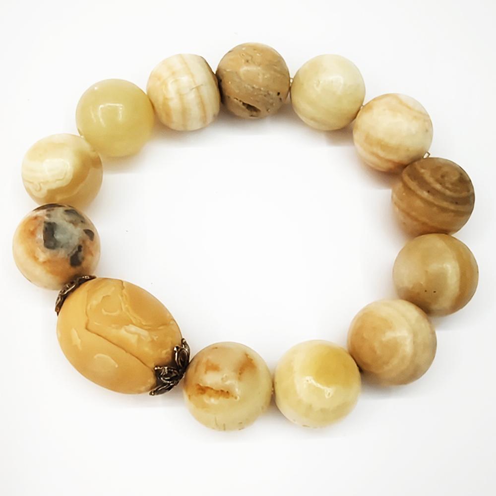 龍宮{羅漢}跳出舍利手鍊14mm_A17【十方】154990