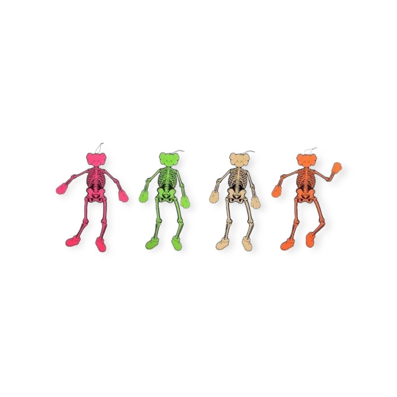 KAWS Skeleton Board Cutout Ornament