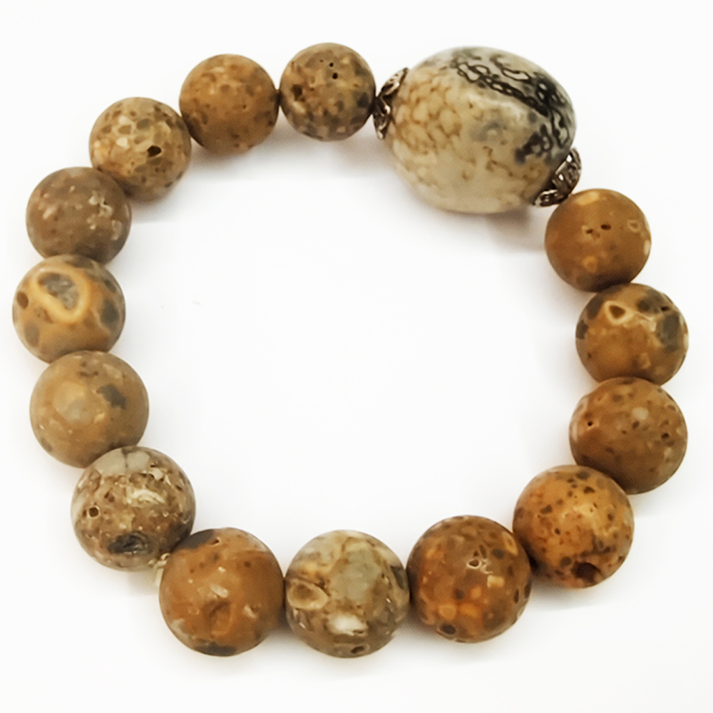 龍宮{羅漢}跳出舍利手鍊12mm_A13【十方】154991