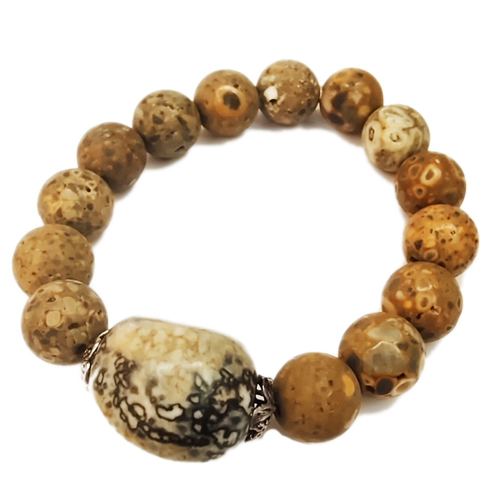 龍宮{羅漢}跳出舍利手鍊12mm_A13【十方】154991