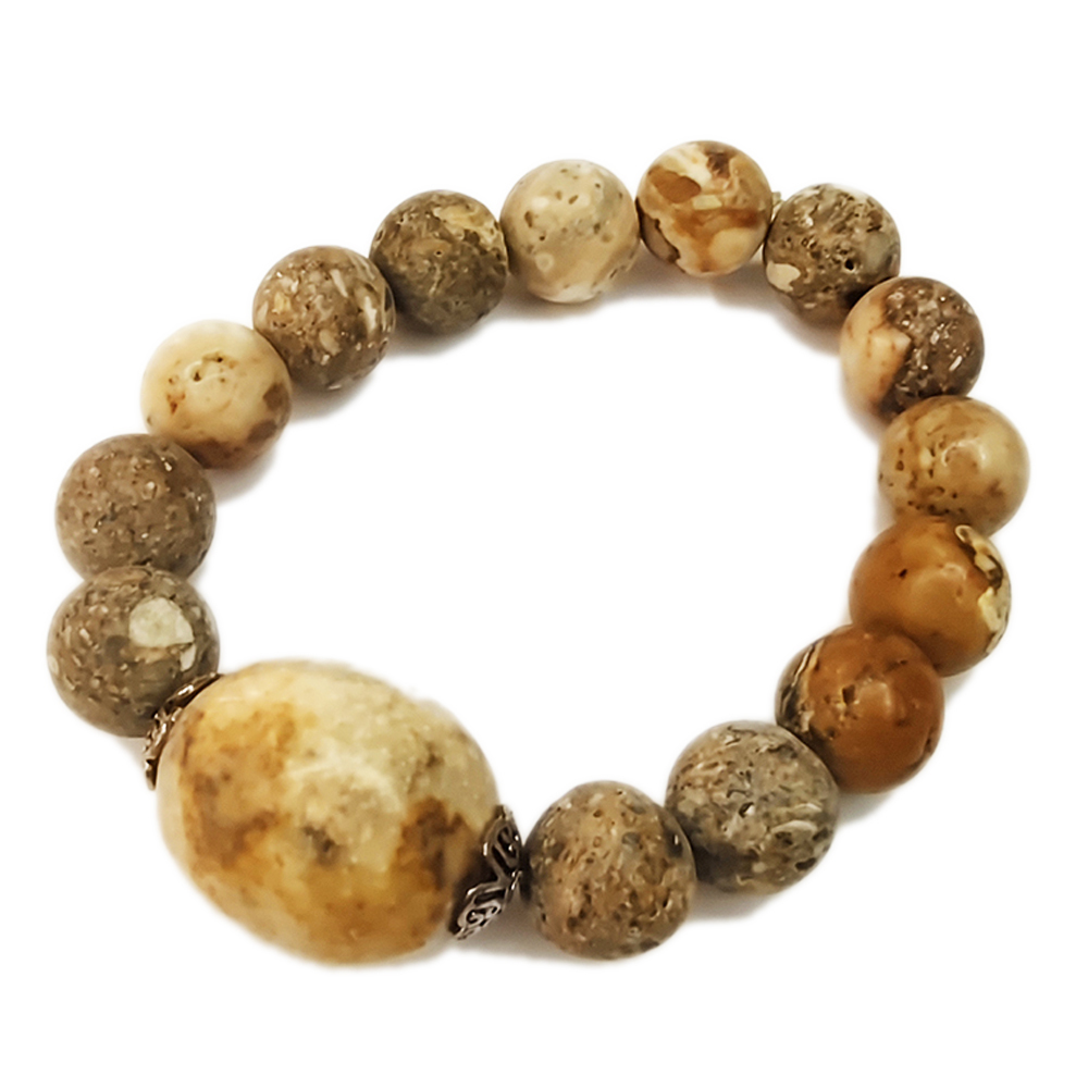 龍宮{羅漢}跳出舍利手鍊12mm_A13【十方】154993