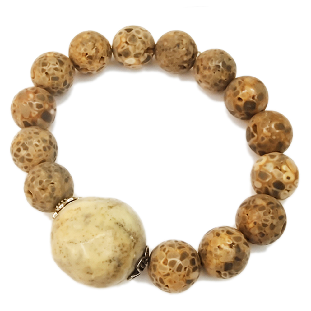 龍宮{羅漢}跳出舍利手鍊12mm_A13【十方】154995