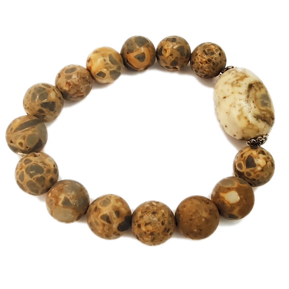 龍宮{羅漢}跳出舍利手鍊12mm_A13【十方】154997