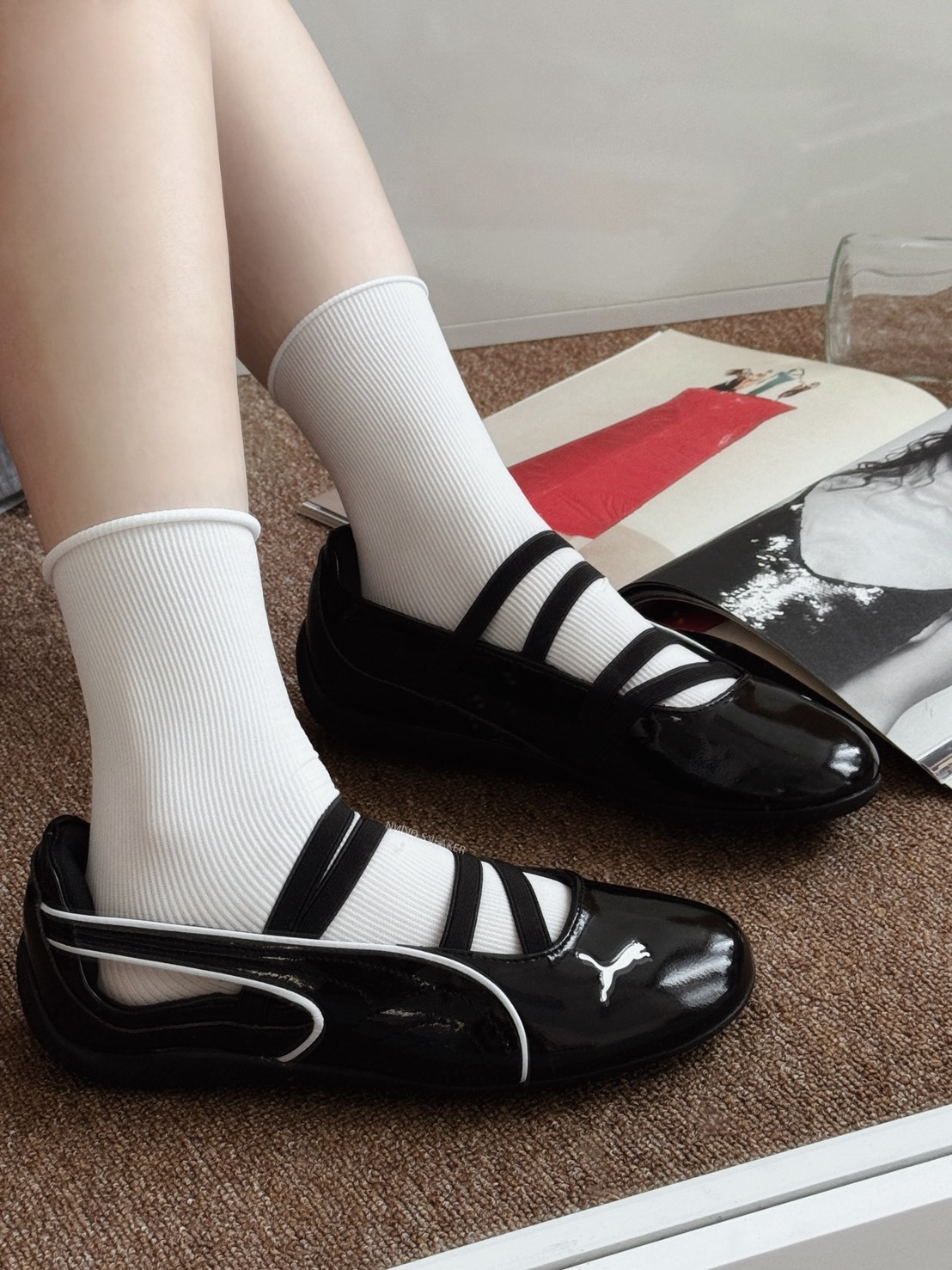 Puma Speedcat Ballet 漆皮黑