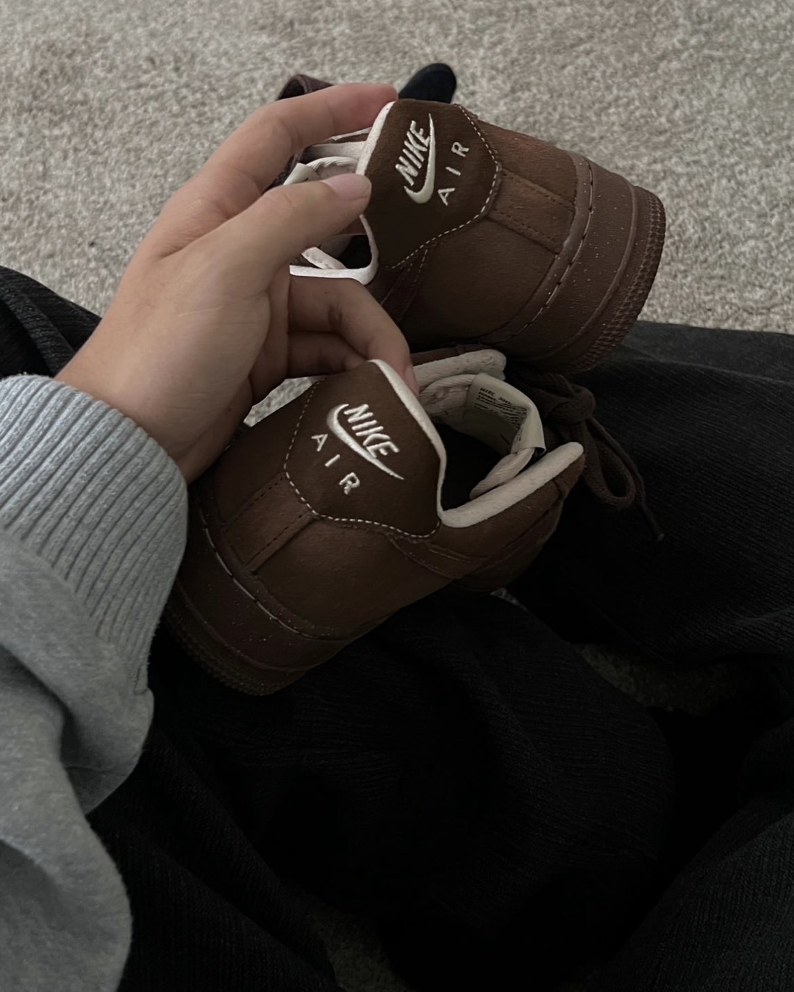 <秋冬必買🤎>Nike Air Force Low 麂皮 摩卡棕 可可牛奶