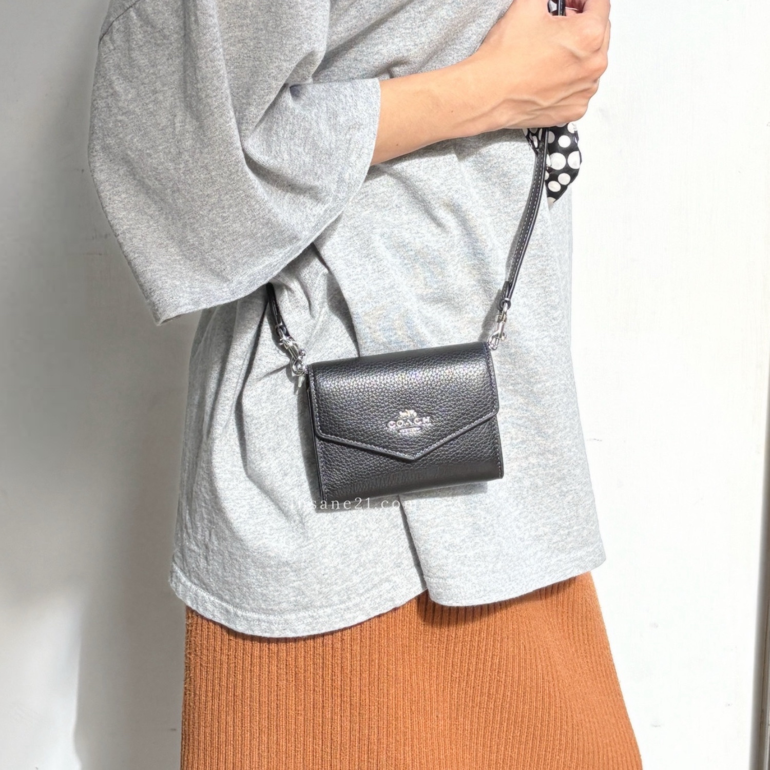 COACH 斜背包 迷你 背帶 錢包 蔻馳 代購 共四色