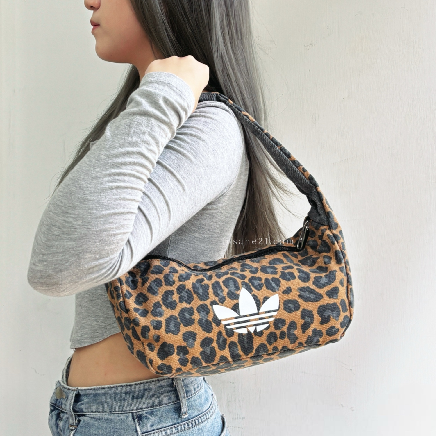 ADIDAS ORIGINALS 豹紋 腋下包 單肩 手提包 個性 愛迪達 包款 JX3198