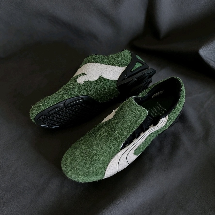 PUMA x KIDSUPER STUDIOS 草綠 白綠 麂皮 絨面 襪套 休閒 復古 403848-01