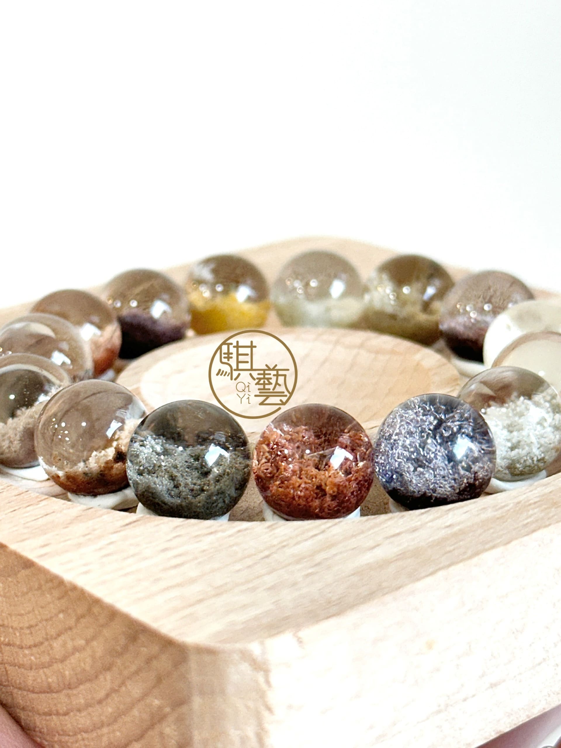 半盆四季幽靈展示盤｜四季能量交替 豐盛智慧守護