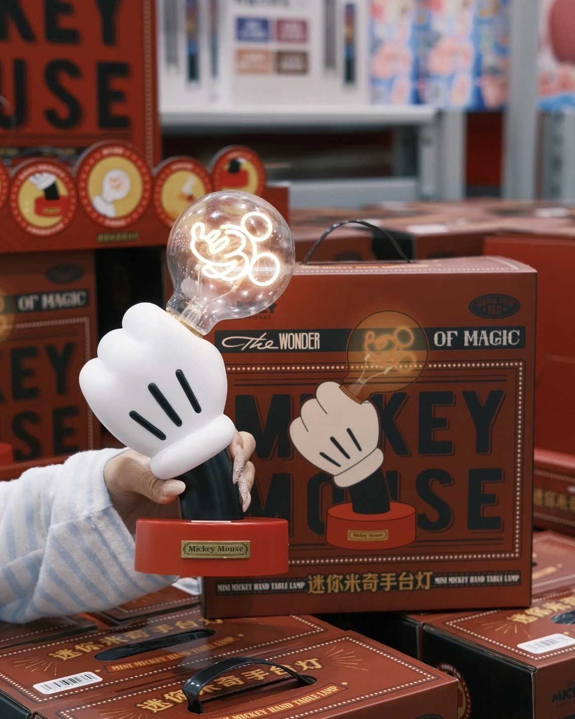 正版授權 Fantax Sunday Home 迪士尼 米奇手燈 無線夜燈 台燈