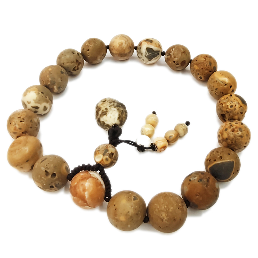 龍宮{羅漢}跳出舍利提珠18mm_A52【十方】155003