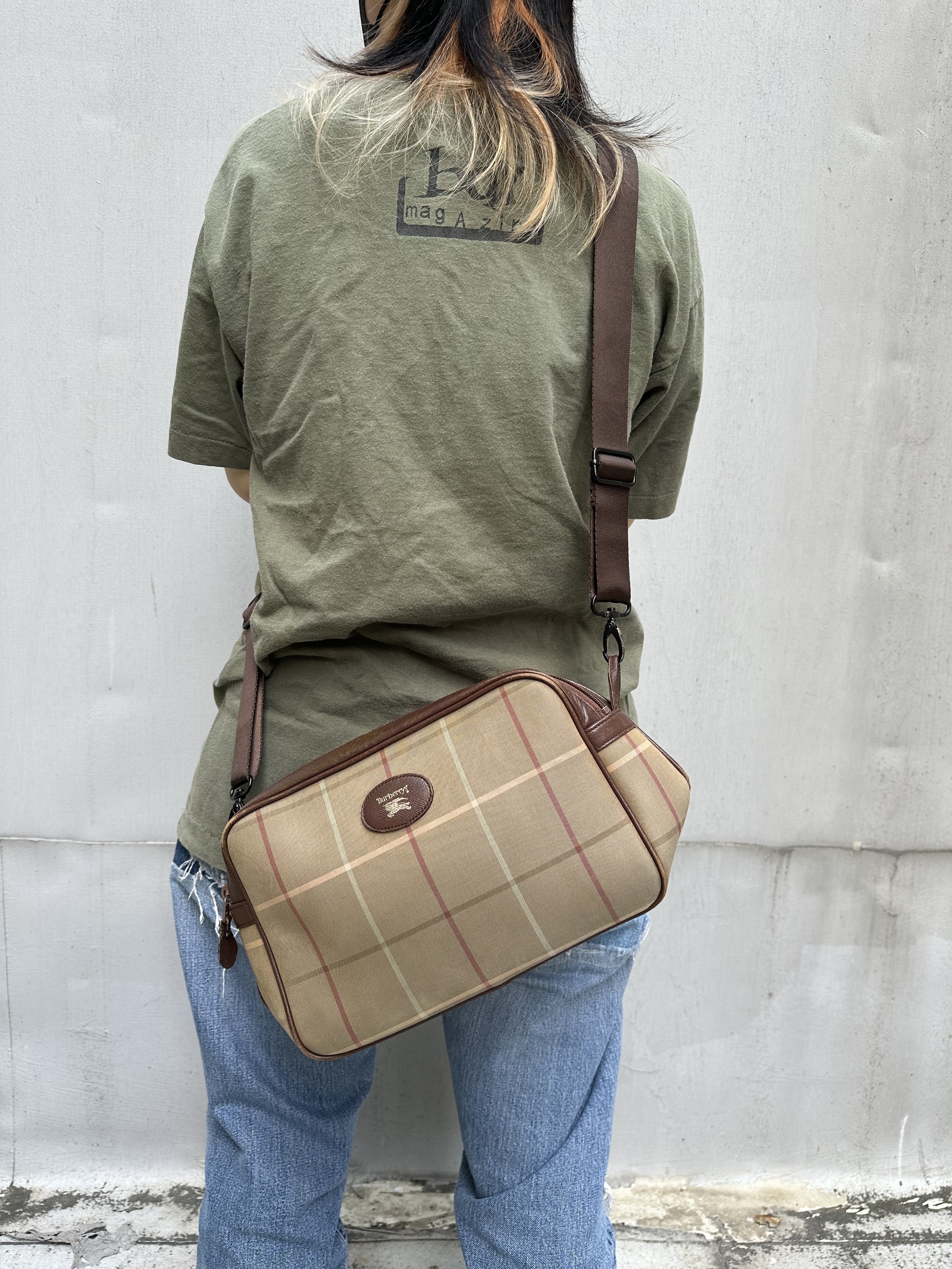 80s Burberry Shoulder Bag