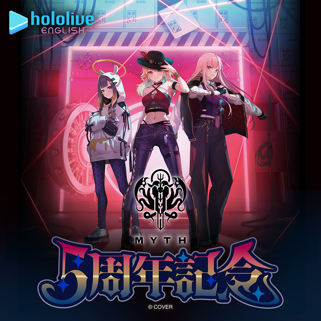 「官品代購」hololive English -Myth- 5周年記念💀🐔🐙 (Mori Calliope/Takanashi Kiara/Ninomae Ina’nis)