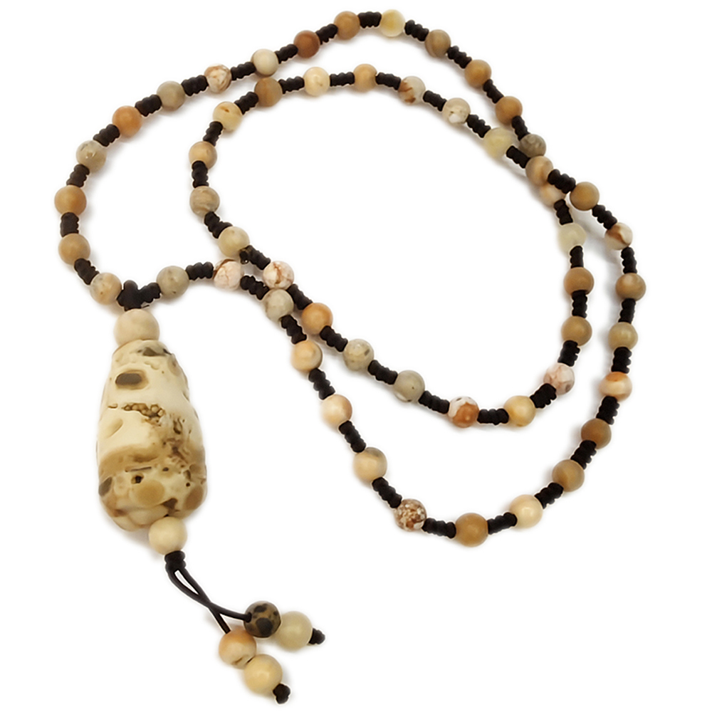 龍宮舍利{天珠}能量項鍊_A50【十方】155004