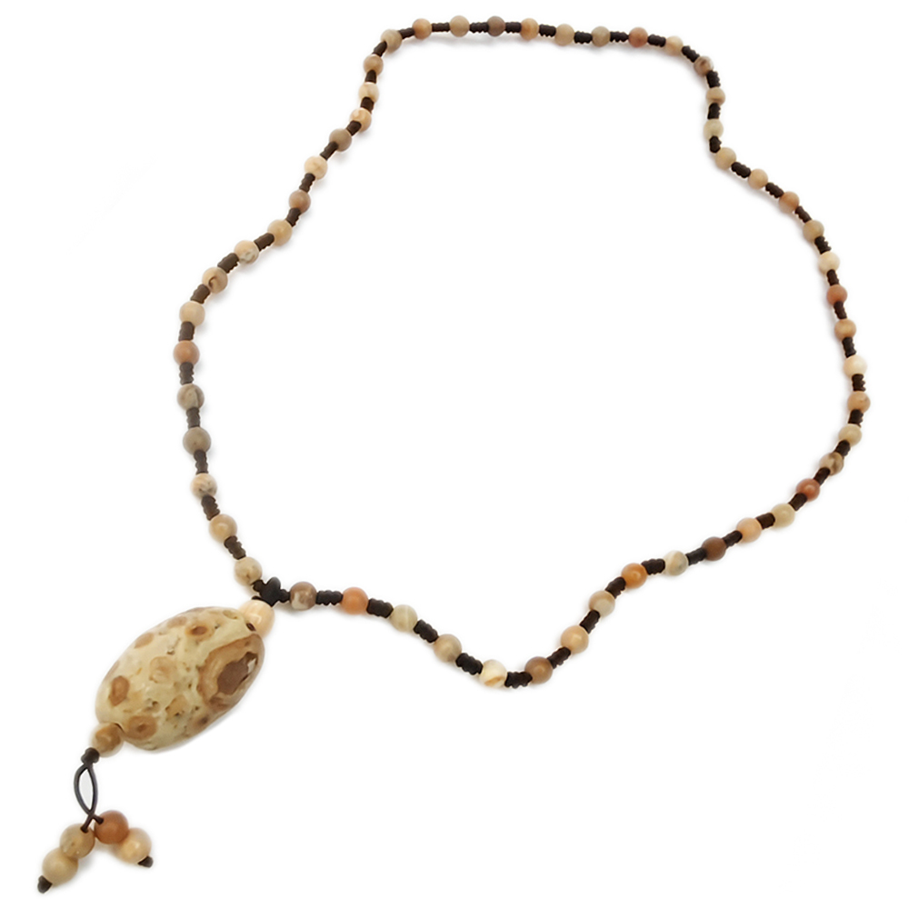 龍宮舍利{天珠}能量項鍊_A50【十方】155005