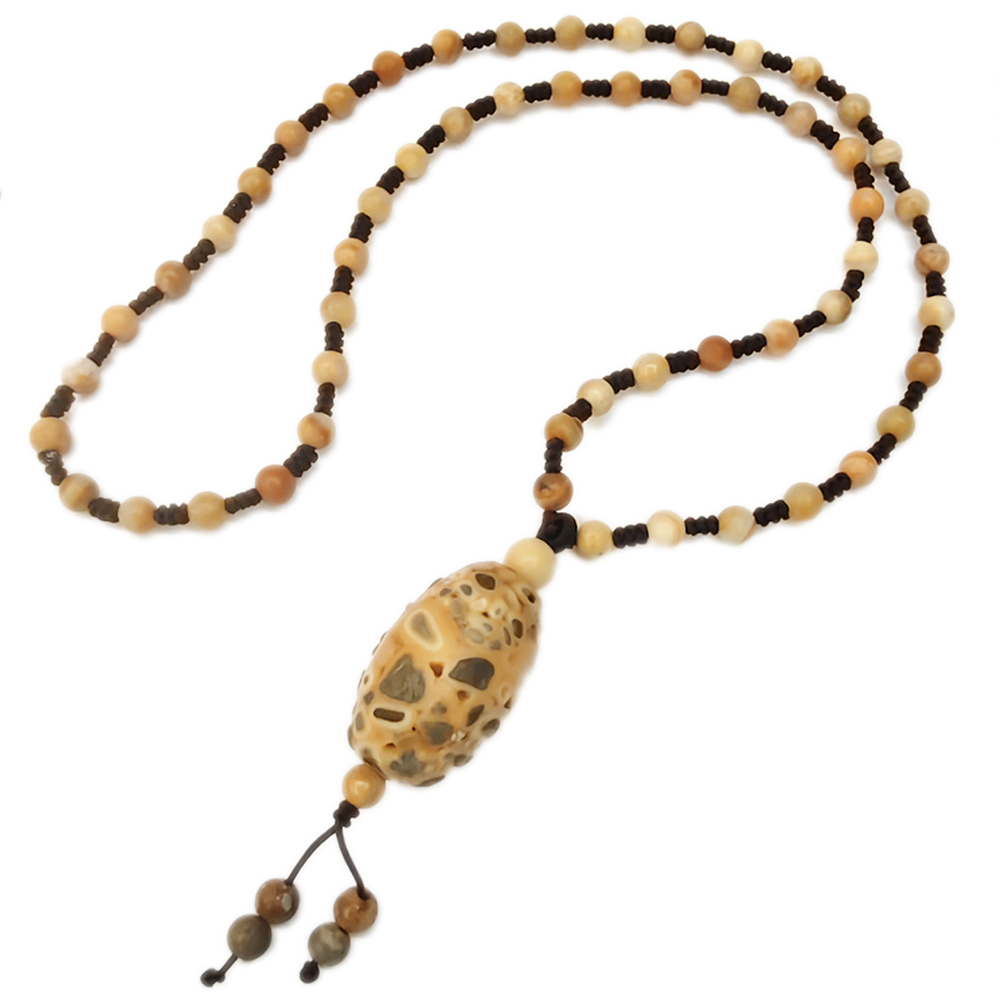 龍宮舍利{天珠}能量項鍊_A50【十方】155006