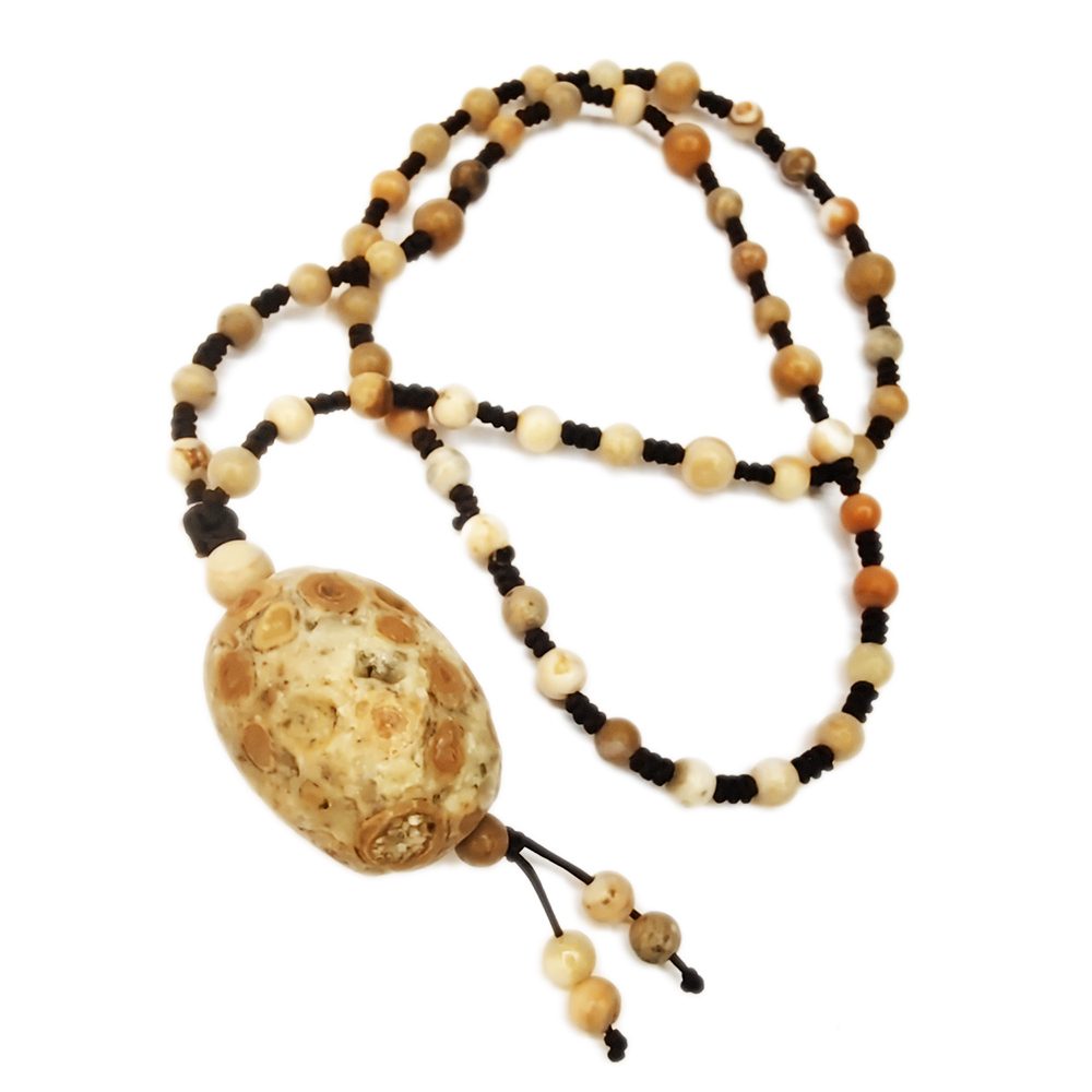 龍宮舍利{天珠}能量項鍊_A50【十方】155007