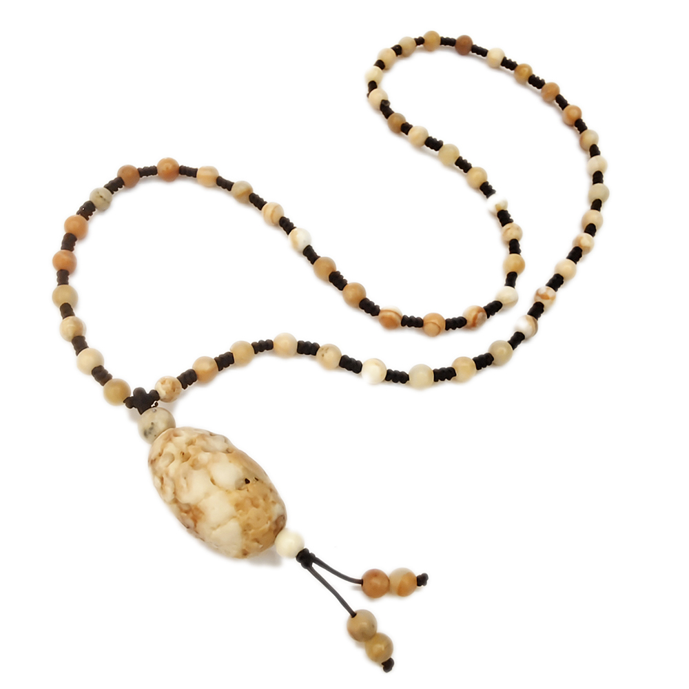 龍宮舍利{天珠}能量項鍊_A50【十方】155013