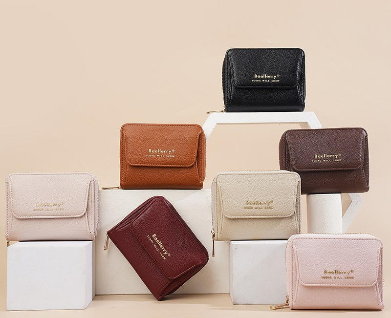 Short Luxury Japanese Style Multi-Card Wallet