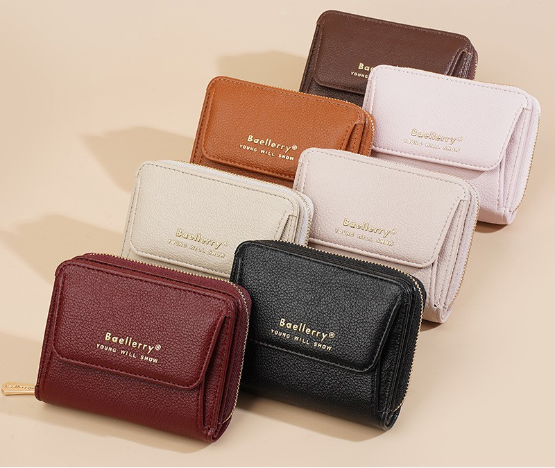 Short Luxury Japanese Style Multi-Card Wallet