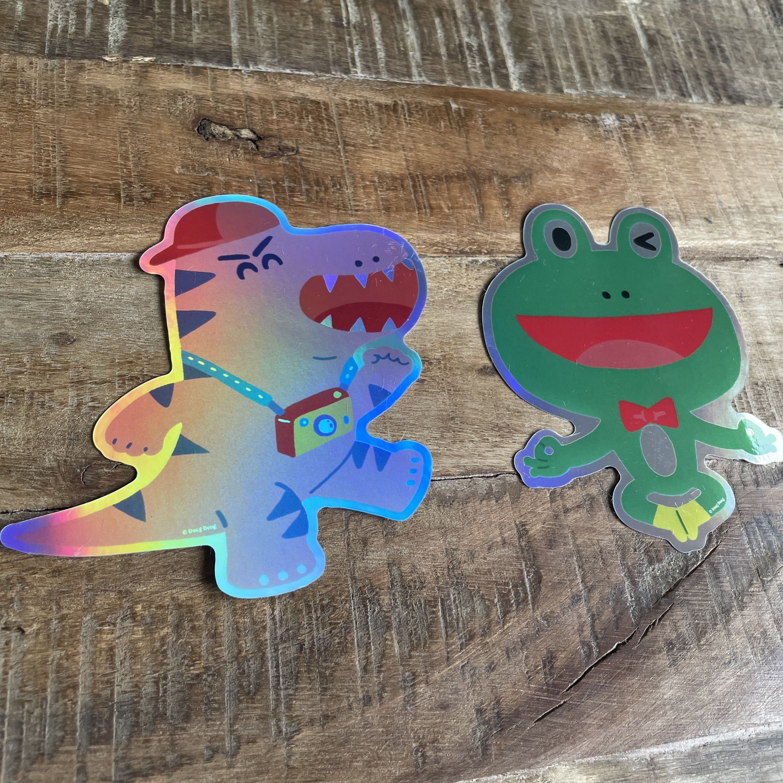 小暴與小呱/雷射貼紙/繪本角色貼紙