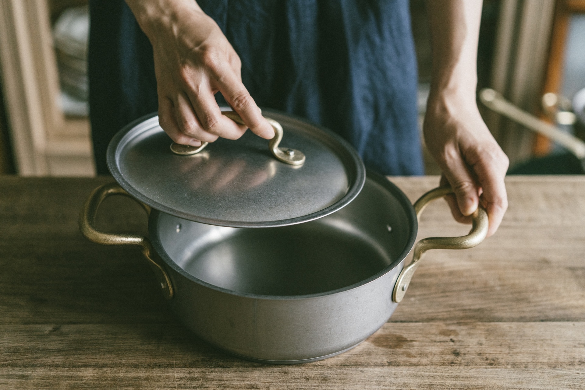 義大利製Sambonet 1965 Vintage復古不銹鋼淺鍋