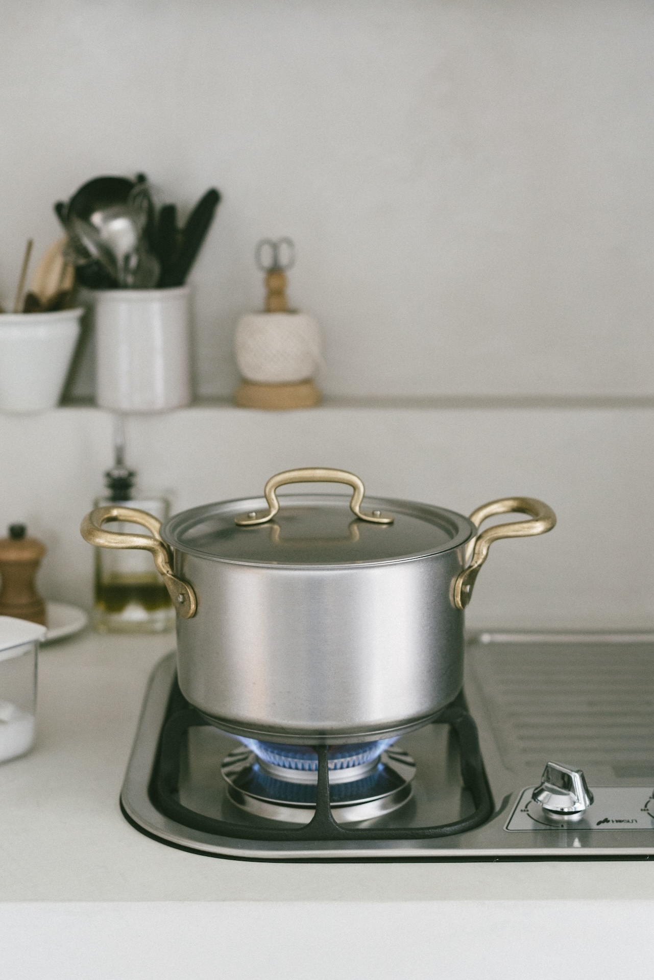 義大利製Sambonet 1965 Vintage復古不銹鋼深湯鍋