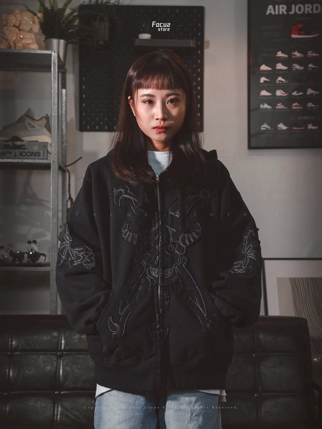 【Focus Store】現貨秒發 Yohji Yamamoto x Supreme FW25 Week3 Zip Up Hooded Sweatshirt 拉鍊外套 兩色