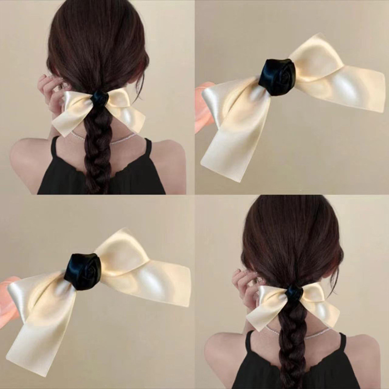 [3 FOR RM10] Chanel-Inspired Camellia Bow Hair Clip
