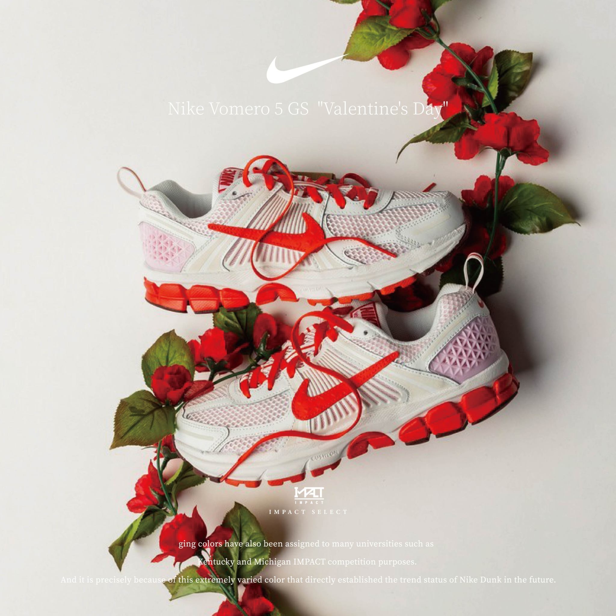 Nike Air Zoom Vomero 5 Valentine's Day 白粉紅 情人節 2025版  HV5171-121